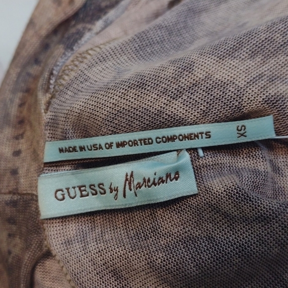 GUESS BY MARCIANO - Xander gold open cardigan size XS - Picture 5 of 6